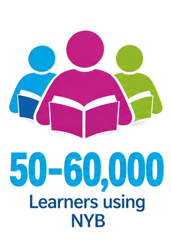 Around 50,000 to 60,000 learners using NYB